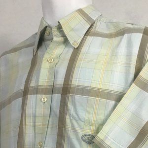Oscar Short Sleeve Button Down Single Needle Tailoring Men's Casual Shir…